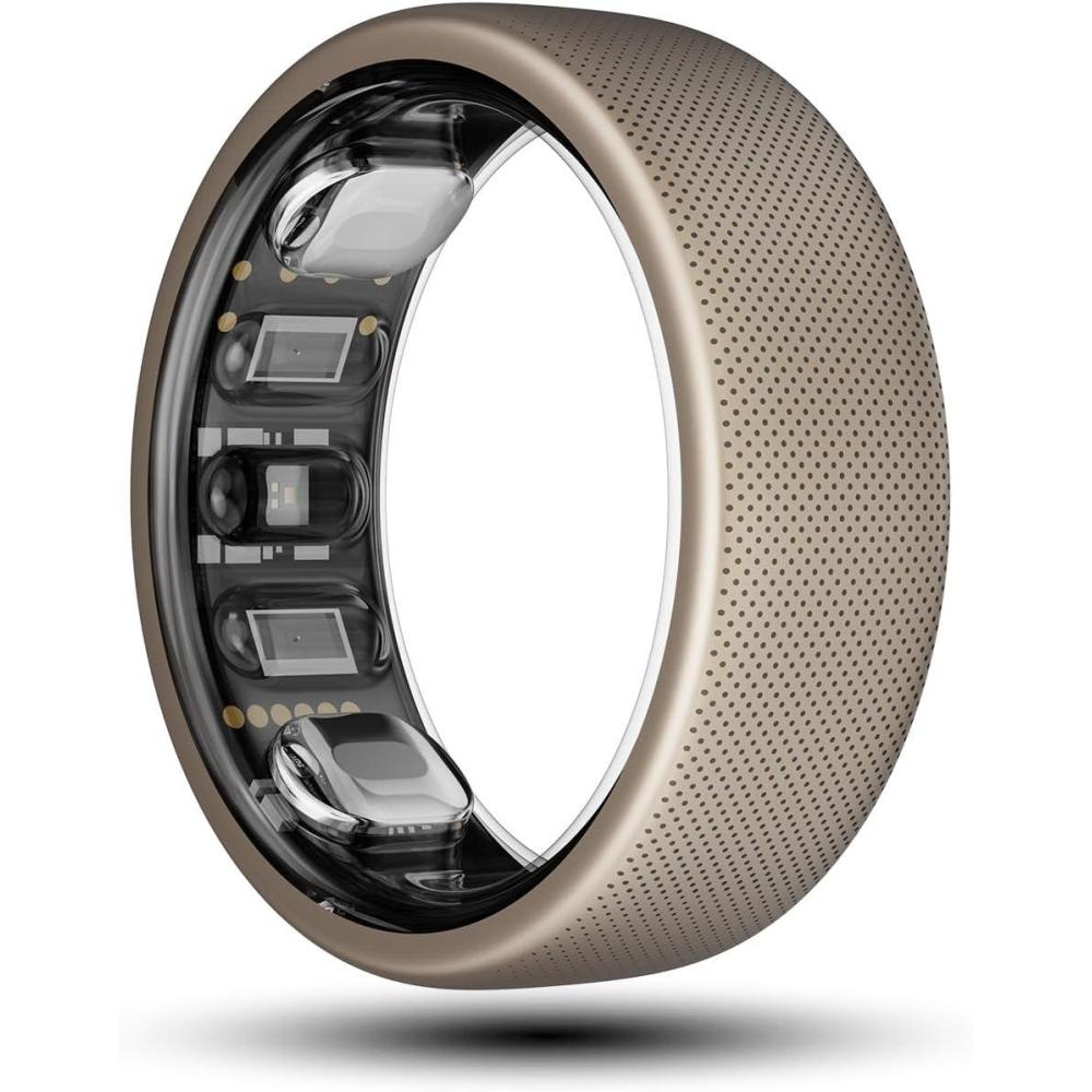 image:imageAmazfit Helio Smart Ring Health Tracker Fitness Tracker Ring No Subscription Monitors Sleep Heart Rate amp Stress Titanium Alloy Fast 14Hr Charging SwimShower WaterResistant Size 12Size 10