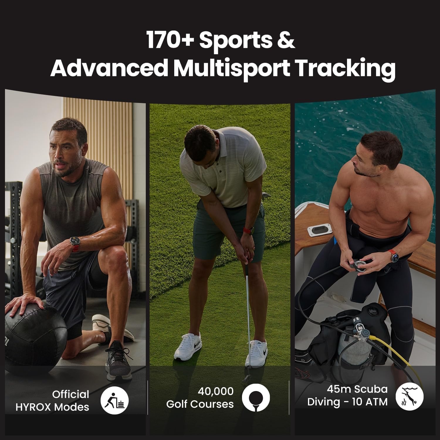 image:imageAmazfit Balance Ultra 49mm GPS Smartwatch 5 Buttons 15 AMOLED Sapphire Glass Titanium Case Flashlight 30Day Battery 64GB 180 Sports Hybrid Training amp HYROX Mode 10 ATM for Android amp iOSAluminum Alloy