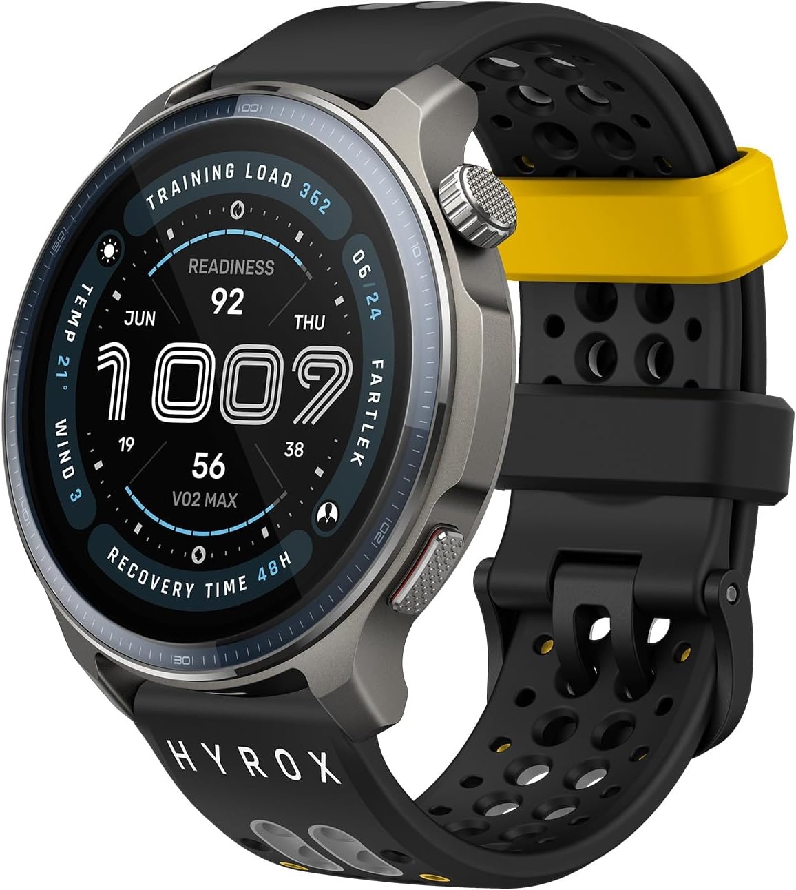 image:imageAmazfit HYROX Silicone Sports Strap 22mm Official Watch Wristband Compatible with Balance 2 Balance Bip 6 TRex 3 Cheetah Pro Bip 5 Cheetah GTR 4