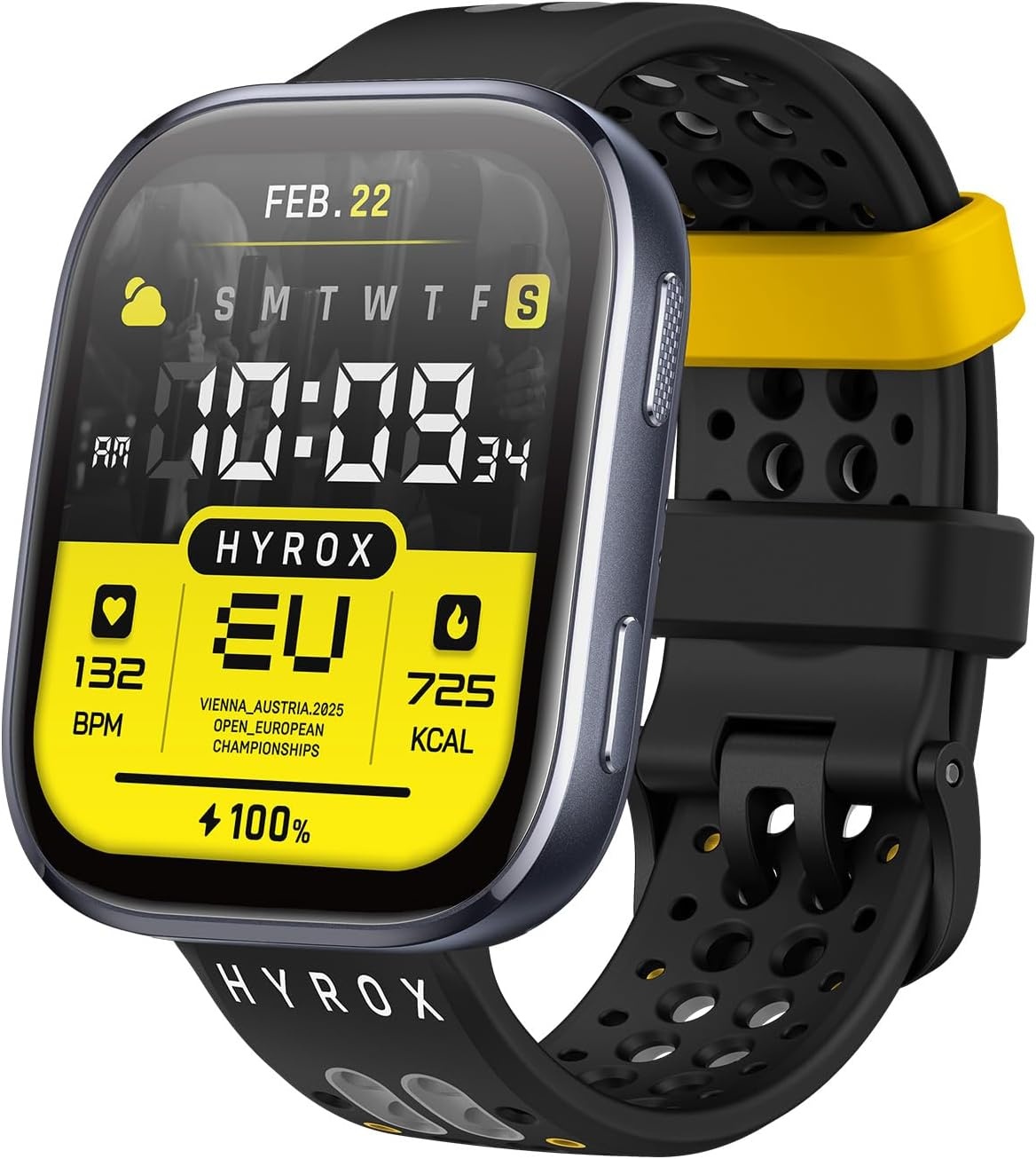 image:imageAmazfit HYROX Silicone Sports Strap 22mm Official Watch Wristband Compatible with Balance 2 Balance Bip 6 TRex 3 Cheetah Pro Bip 5 Cheetah GTR 4